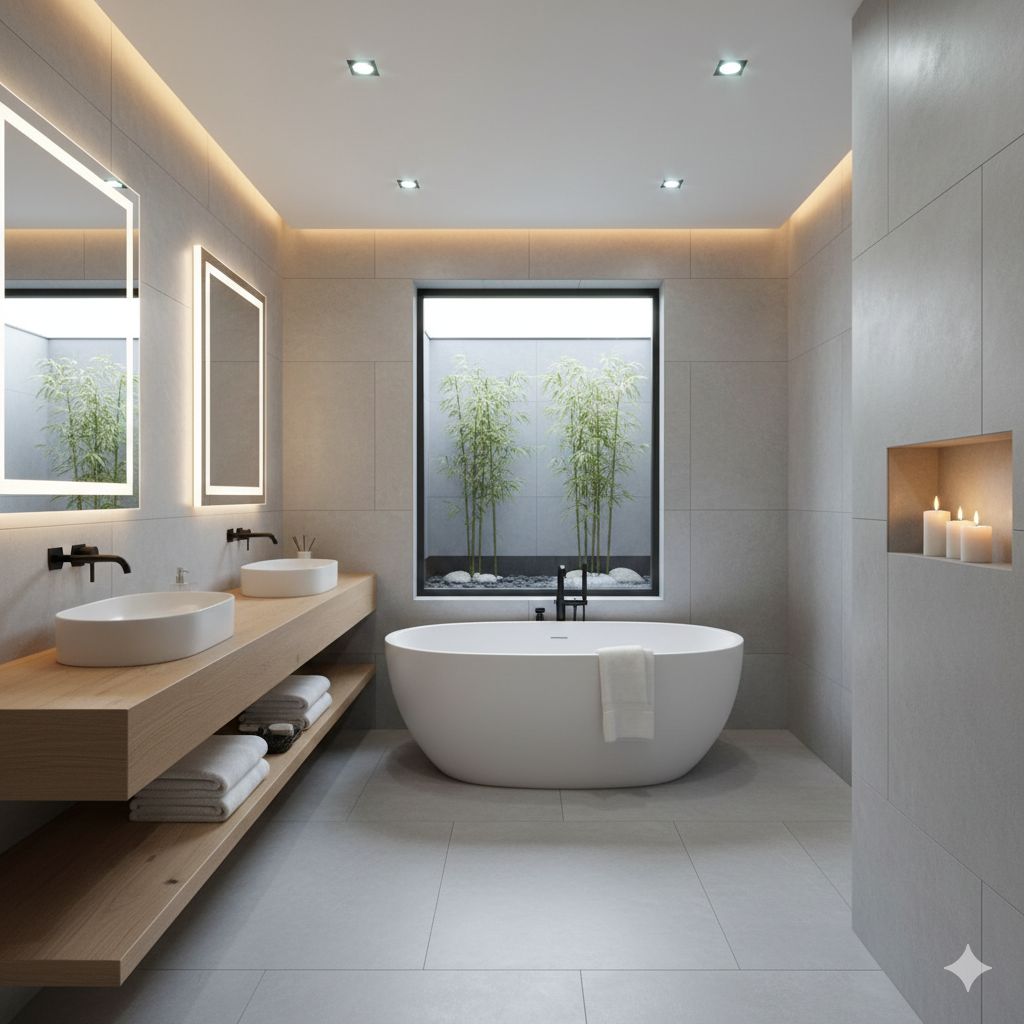 Diseño Interior Moderno de Cocina o Baño